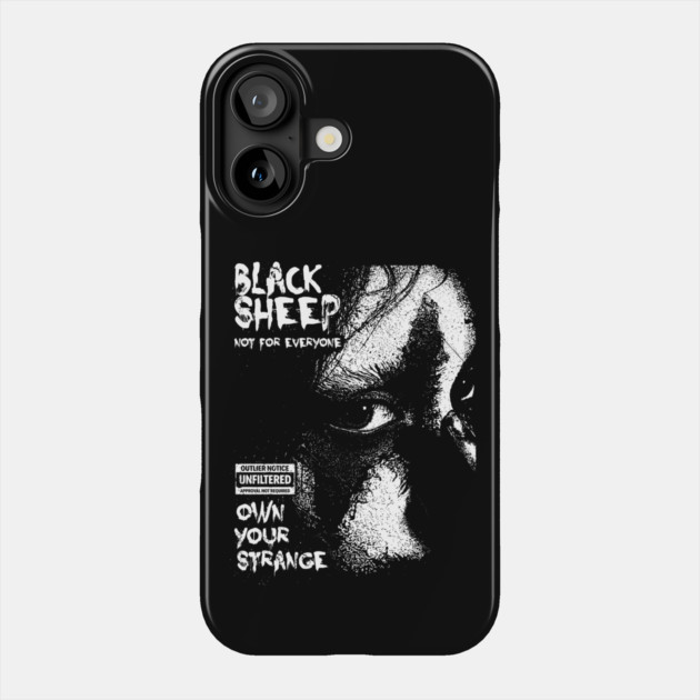 BLACK SHEEP Phone Case by artslaves