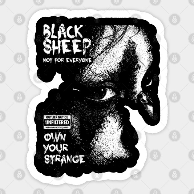 BLACK SHEEP Sticker by artslaves