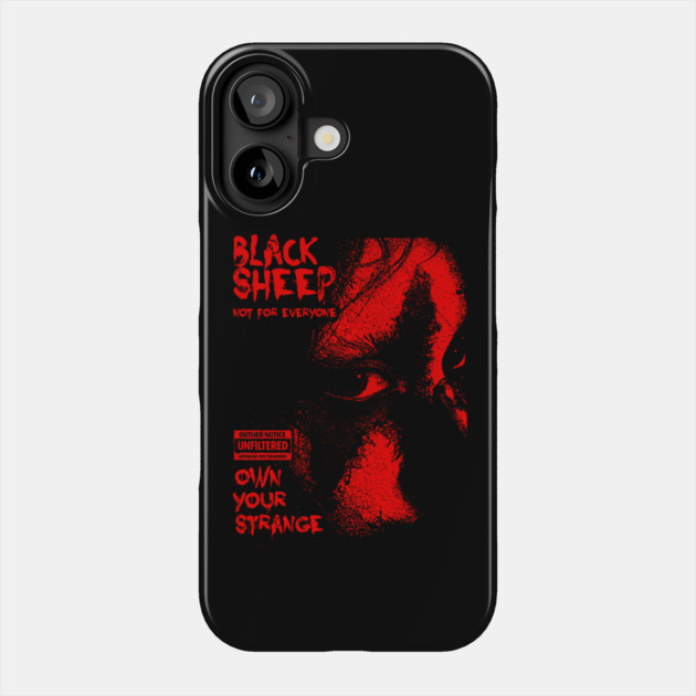 BLACK SHEEP Phone Case by artslaves