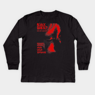BLACK SHEEP Kids Long Sleeve T-Shirt
