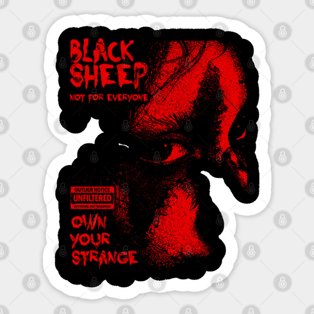 BLACK SHEEP Sticker by artslaves