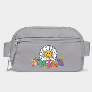 Happy Retro Daisy Smile Face Preppy Aesthetic Men Women Kid Bag