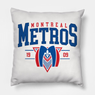 Montreal Metros Hockey  Team Hollander Heated-Rivalry Vintage 90s Pillow