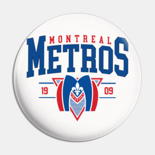 Montreal Metros Hockey  Team Hollander Heated-Rivalry Vintage 90s Pin
