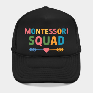 Funny Montessori Squad Montessori Teacher Back To School Hat