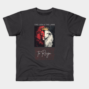 The Lion and the Lamb Kids T-Shirt