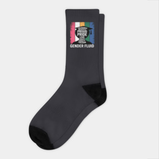 Gender-fluid Pride LGBT-Q Ally Socks