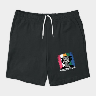 Gender-fluid Pride LGBT-Q Ally Shorts