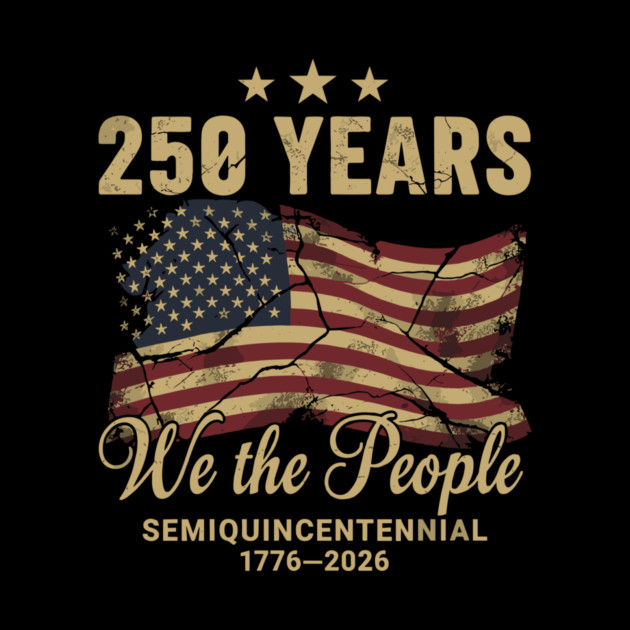 250 Years 1776 2026 We The People Patriotic Semiquincentennial by Chi's Store 1