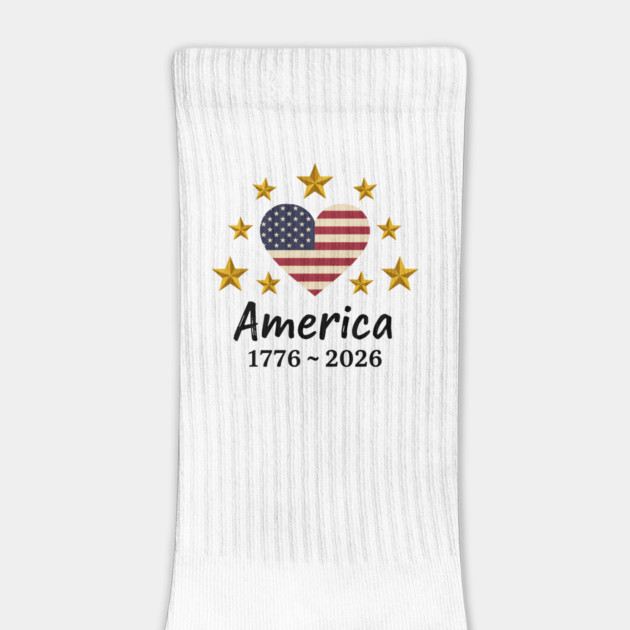 Patriotic USA Heart American Flag Stars Independence Anniversary by Chi's Store 1