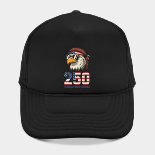 250 Years Of Independence Patriotic USA Eagle Anniversary Hat
