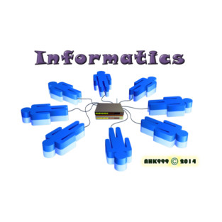 Informatics tee-shirt and stickers T-Shirt
