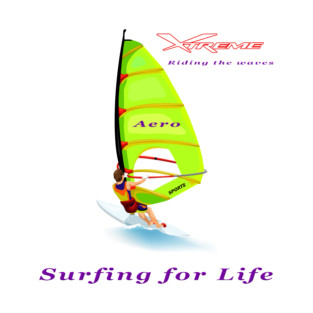 SURFING 4 LIFE Tees and Stickers T-Shirt