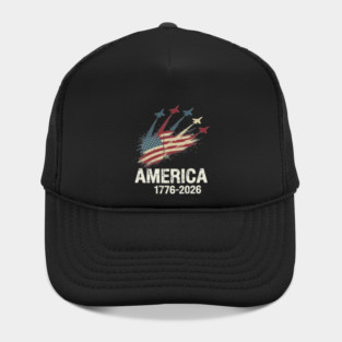 America 1776 2026 Patriotic Jets Airshow Freedom Anniversary Hat