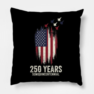 250 Years Semiquincentennial Patriotic USA Independence Pillow