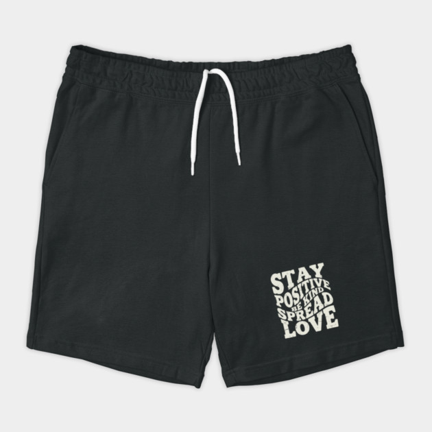 Retro Stay Positive Be Kind Spread Love Typography by criarthdesign