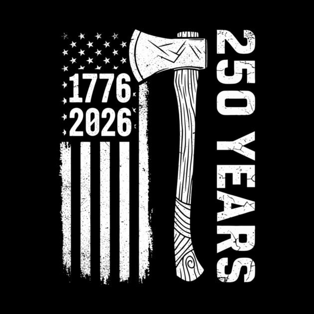 250 Years Patriotic Axe USA Independence Heritage by Chi's Store 1