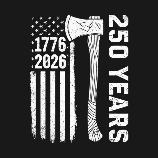 250 Years Patriotic Axe USA Independence Heritage by Chi's Store 1