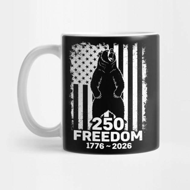 250 Years of Freedom Patriotic Bear USA Independence by Chi's Store 1