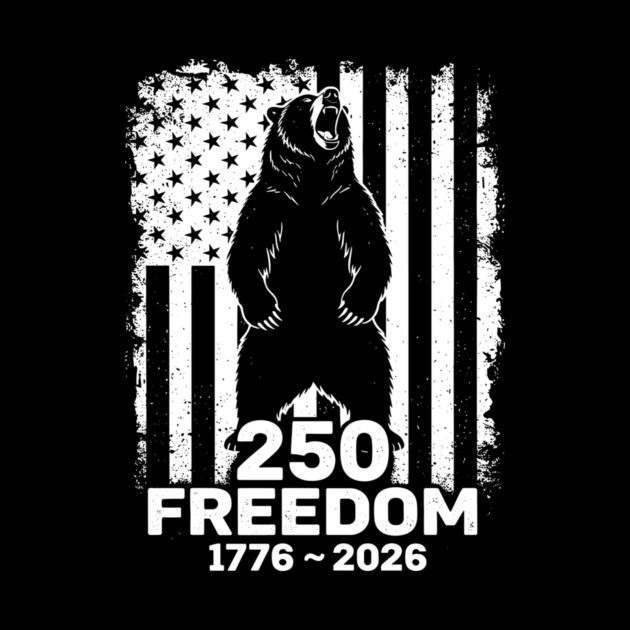250 Years of Freedom Patriotic Bear USA Independence by Chi's Store 1