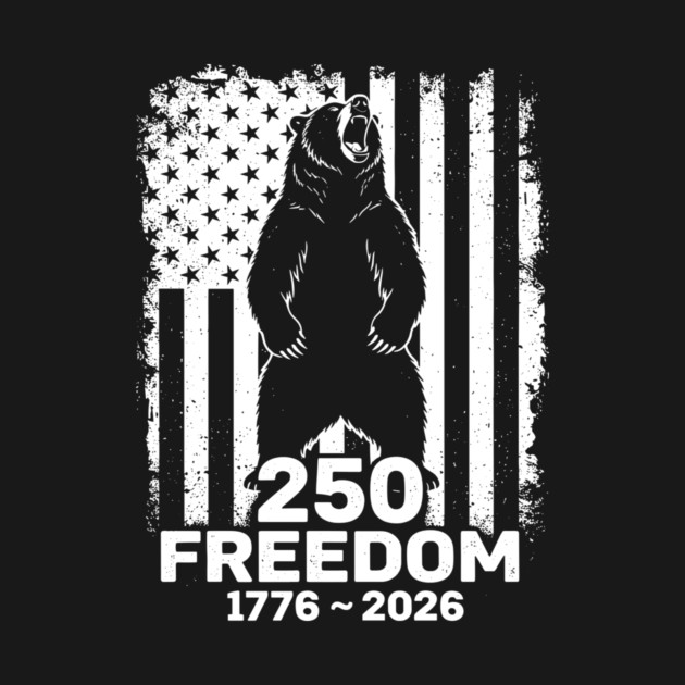 250 Years of Freedom Patriotic Bear USA Independence by Chi's Store 1