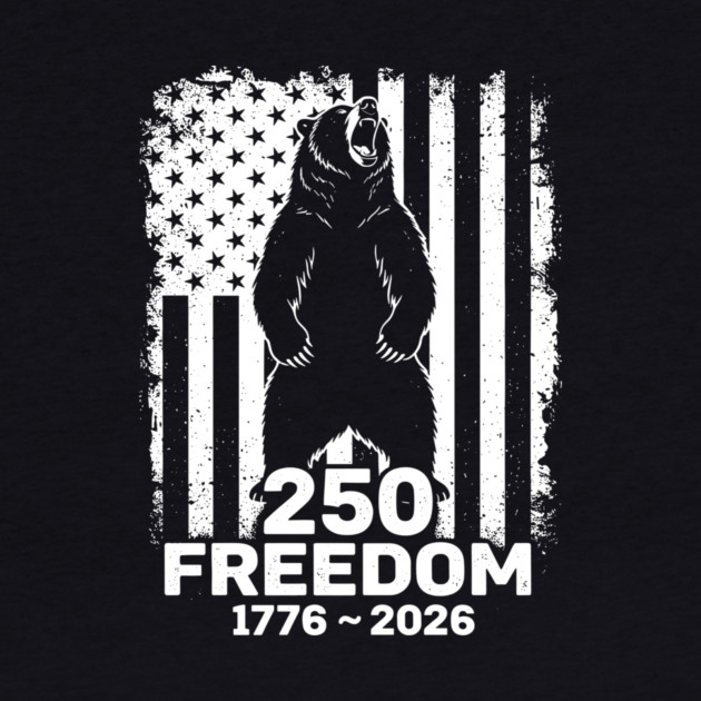 250 Years of Freedom Patriotic Bear USA Independence by Chi's Store 1
