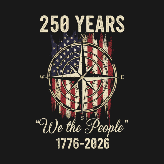 250 Years We The People Patriotic Compass USA Freedom by Chi's Store 1