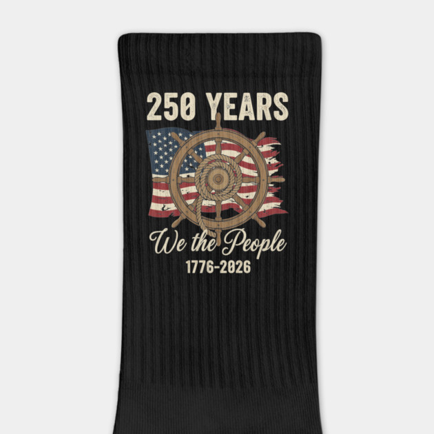 250 Years We The People Patriotic Ship Wheel USA Freedom by Chi's Store 1