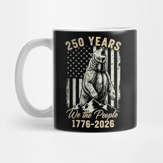 250 Years We The People Patriotic Bear Freedom USA by Chi's Store 1