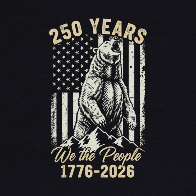 250 Years We The People Patriotic Bear Freedom USA by Chi's Store 1