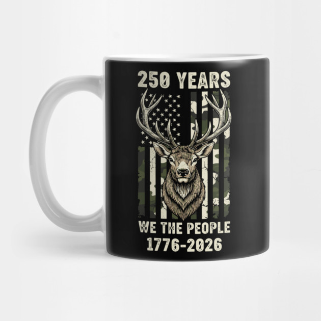 250 Years We The People Patriotic Deer Hunting Camo USA by Chi's Store 1