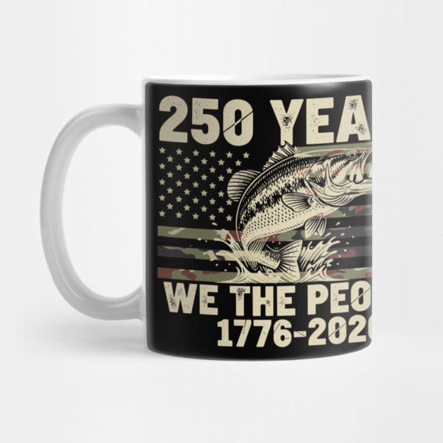 250 Years We The People Patriotic Fishing Camo Bass USA by Chi's Store 1