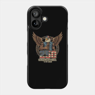 250 Semiquincentennial Patriotic Eagle USA 1776 2026 Phone Case