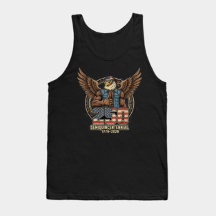 250 Semiquincentennial Patriotic Eagle USA 1776 2026 Tank Top
