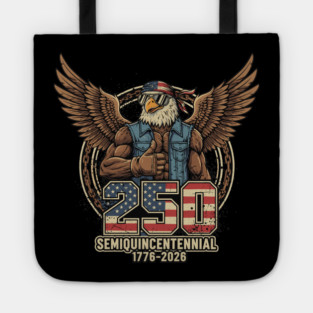 250 Semiquincentennial Patriotic Eagle USA 1776 2026 Tote