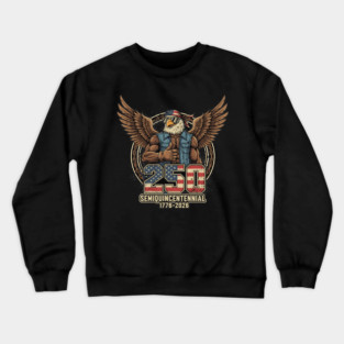 250 Semiquincentennial Patriotic Eagle USA 1776 2026 Crewneck Sweatshirt