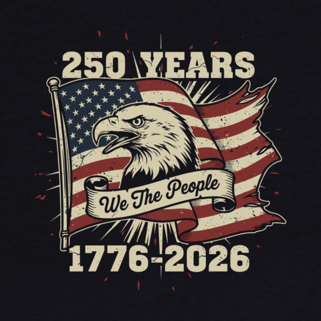 250 Years Patriotic Eagle We The People USA 1776 2026 by Chi's Store 1