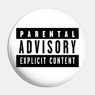 Parental Advisory Pin
