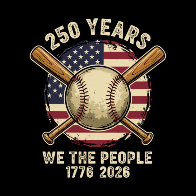250 Years Patriotic Baseball Bats We The People USA 1776 2026 by Chi's Store 1