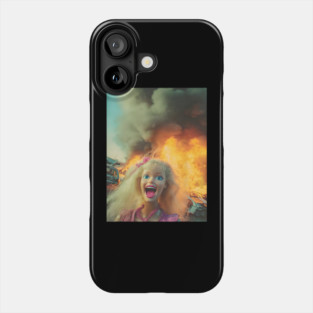 Distressed Doll Face Meme Phone Case