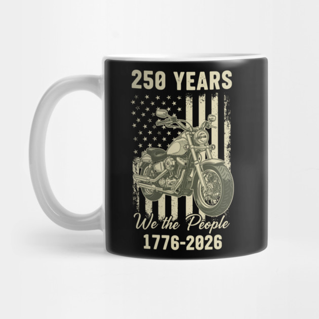 250 Years Patriotic Motorcycle We The People USA 1776 2026 by Chi's Store 1