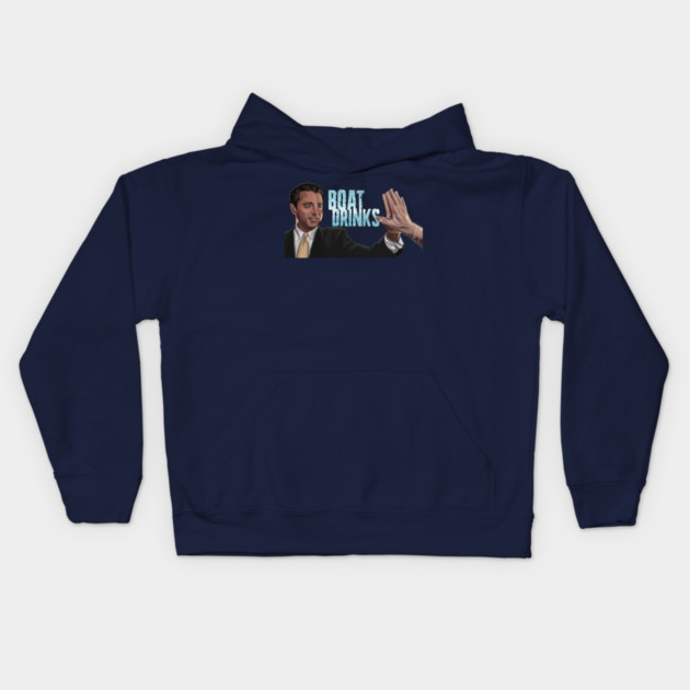 Things to Do in Denver: Boat Drinks Kids Hoodie by 51Deesigns