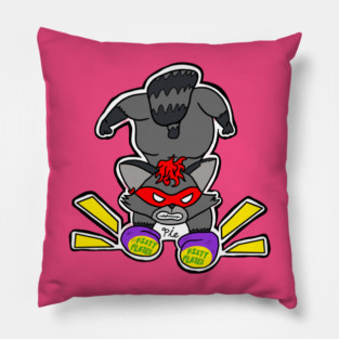 Ninja Raccoon Pillow