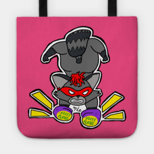 Ninja Raccoon Tote