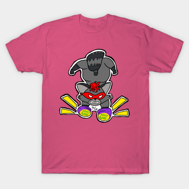 Ninja Raccoon T-Shirt by Lou Johnson