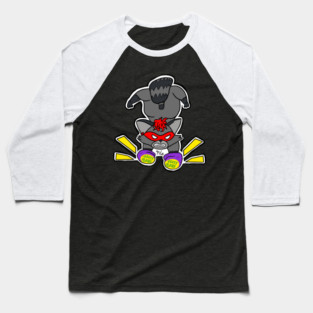 Ninja Raccoon Baseball T-Shirt