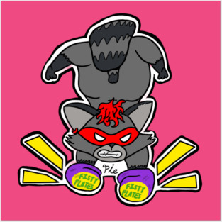 Ninja Raccoon Posters and Art