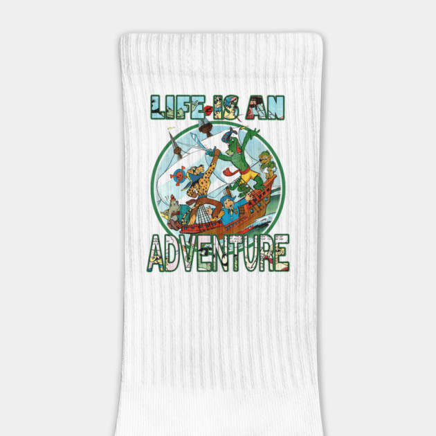 Cute Pirate Animals Life is an Adventure Tee by Joaddo
