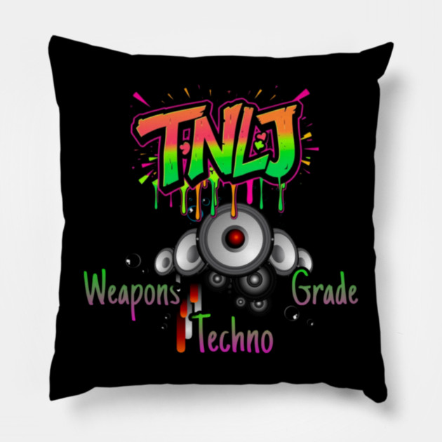 TNLJ Weapons Grade Techno Pillow by Lou Johnson