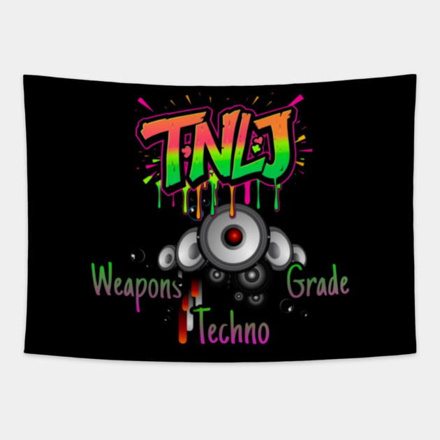 TNLJ Weapons Grade Techno Tapestry by Lou Johnson
